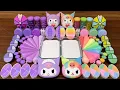 Download Lagu PASTEL vs PURPLE KUROMI I Mixing random into Glossy Slime I Satisfying Slime #610