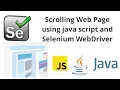 Scrolling Web Page to the desired element using Selenium WebDriver