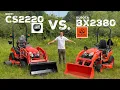Kioti CS20 Series vs Kubota BX80 Series - CS2220 vs BX2380 Subcompact Tractor Comparison