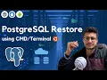 How to restore postgresql database in ubuntu instance
