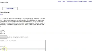 Logic 2 noTeenSum Java Tutorial Codingbat com