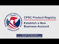 Create an Account - Establish a New Business Account
