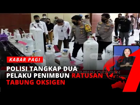 Polisi Tangkap Dua Pelaku Penimbun Ratusan Tabung Oksigen