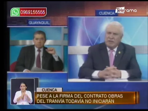 Pese a la firma del contrato obras del tranvía todavía no iniciarán