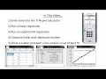 Comparing Linear and Exponential Regressions - Nspire