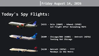 757 Spy Flight Livestream - Totally Re-Loaded MSFS