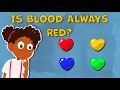 I Wonder Is Blood Always Red Different Colours of Blood Fun Facts about Blood Biology for Kids