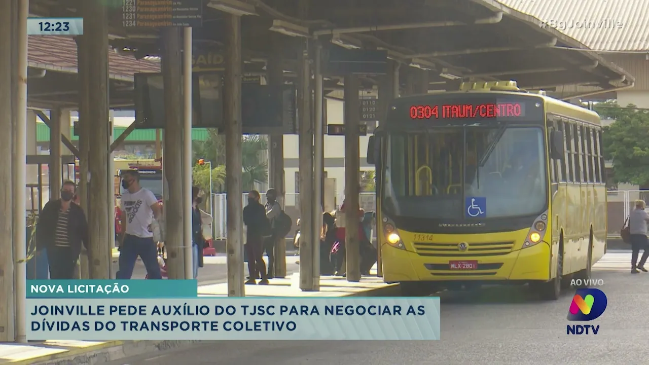 Nova licitação: Joinville pede auxílio do TJSC para negociar as dívidas do transporte coletivo