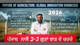 ਦੁਨੀਆਂ ਭਰ ਦੇ ਦੇਸ਼ਾਂ ਵਿੱਚ ਝੋਨੇ ਅਤੇ ਨਰਮੇ ਦੇ ਝਾੜ ਦੇ ਬਣੇ ਨਵੇਂ ਰਿਕਾਰਡ world agriculture news paddy cotton