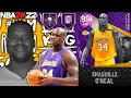 INVINCIBLE SHAQ GAMEPLAY THIS CARD IS WAY TOO JUICED WITH 65 HOF BADGES IN NBA 2K22 MyTEAM
