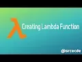 AWS Creating a Lambda Function