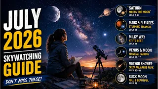 July 2026 Skywatching Guide Every Planet Meteor Shower Night Sky Event