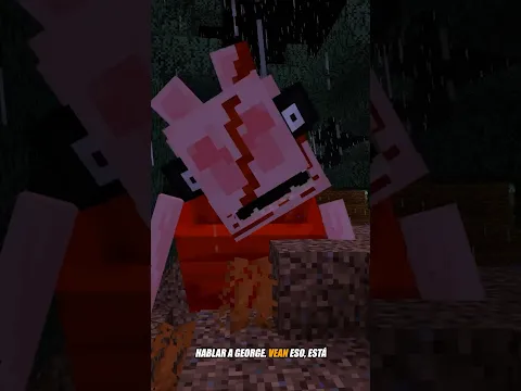 Si mi amigo sobrevive a peppa pig maldita gana $100 #minecraft #peppapig #reto