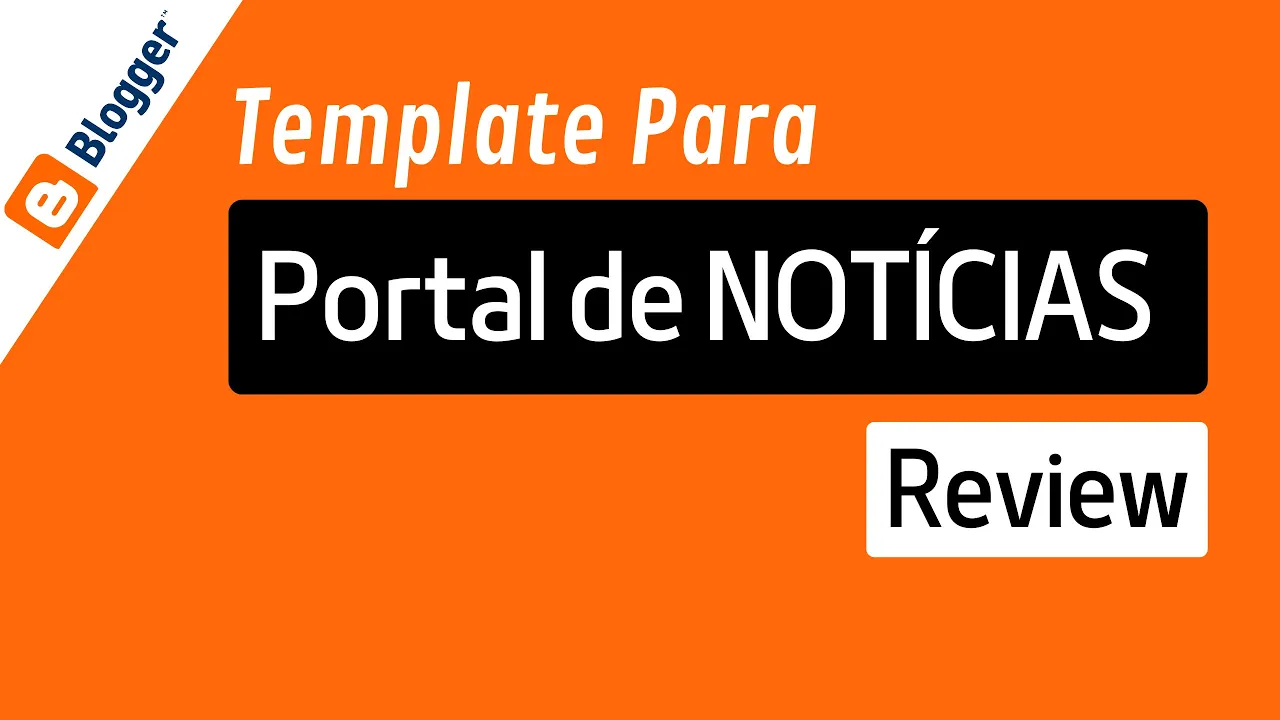 Template Blogger para Portal de Notícias | Review TechSpot
