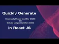 How to Generate in React js Step-by-Step Guide