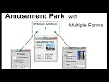 Visual Basic Amusement Park project using multiple forms and a standard module