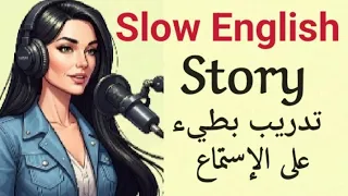 تدريب بطيء على الاستماع والقراءة قصة إنجليزية واقعية ومشو قة لتقوية لغتك 