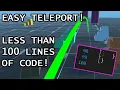 Easy Unity VR Teleport System Tutorial