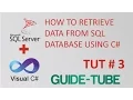 How to data from SQL Database using C Tut 3