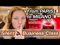 Silent Business Class Frecciarossa from Paris to Milan