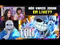 Download Lagu Apenas uma live | Sans - Julgamento Final (Remastered) | Papyrus Da Batata (Undertale)