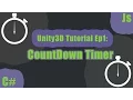Unity3D Creating a Countdown timer C and J - Scripts Included
