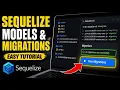 How to setup Sequelize models and migrations in Node - Easy Tutorial