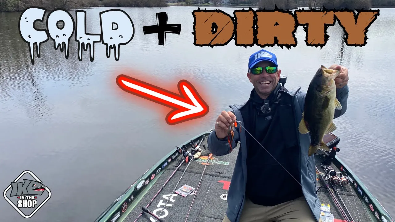 How to Bass Fish COLD & DIRTY Water! (Springtime!)
