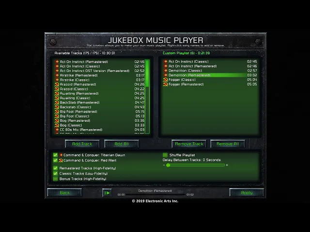Command &amp; Conquer: Remastered - Jukebox Preview