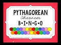 Pythagorean Theorem Bingo
