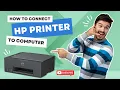 How to Connect HP Printer to Computer Printer Tales