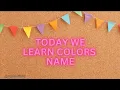 Colors for Kids Learn Red Blue Green Yellow More Educational