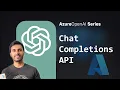 Azure OpenAI - Chat Completion Playground and API