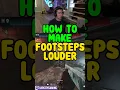 Download Lagu HOW TO MAKE FOOTSTEPS LOUDER (SIEGE SCHOOL) #shorts