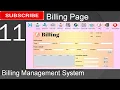 11 Billing Management System in java - Billing Page JFrame Mysql Database Netbeans IDE