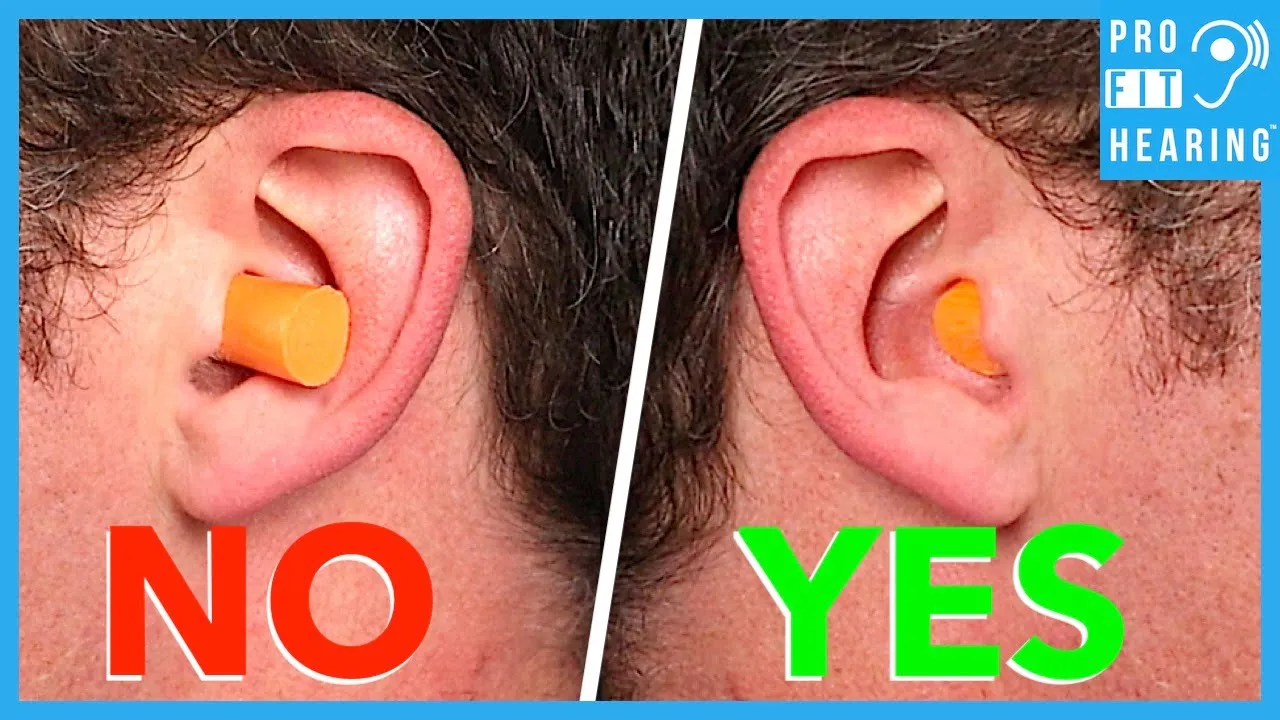 Tips for using disposable earplugs