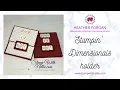 How to make a handy holder for Stampin Dimensionals with Alphabest Bundle