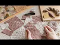 Lagu Visual Diary 103 | Making 2026 Calendar with Sashiko | Repurposing Unused Materials at Home