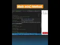 JavaScript Math min Method JavaScript Tutorial For Beginners