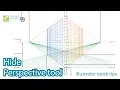 How to Hide the Perspective Grid Adobe illustrator Quick Tips and tricks - 01