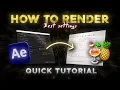 How to Render in After Effects Best Export Settings HandBrake Compression Tutorial