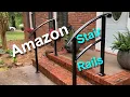 How to install adjustable stair rails from Amazon