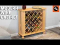 DIY Modern Wine Storage Cabinet Builder s Studio Osborne Wood