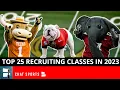 Top 25 College Football Recruiting Classes On 2023 National Signing Day Led By Alabama Georgia