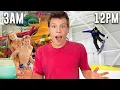 24 HOURS In the WORLDS Craziest Mall Ninja Fam with Jordan Salish