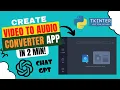Build to Converter App In Just 2 Min Using ChatGPT
