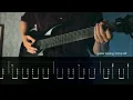 KNOSIS - 串刺  Kushizashi 【ギター練習用 ギタータブ譜 Guitar TAB Guitar cover】