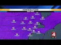 Saturday night weather forecast