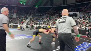 Anthony Knox wins first round bout NJSIAA Wrestling Atlantic City 2025