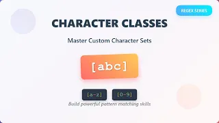 Character Classes in Regular Expressions A Beginner s Guide with Square Brackets